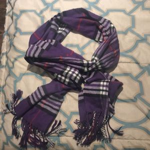 Purple striped  scarf 🧣
